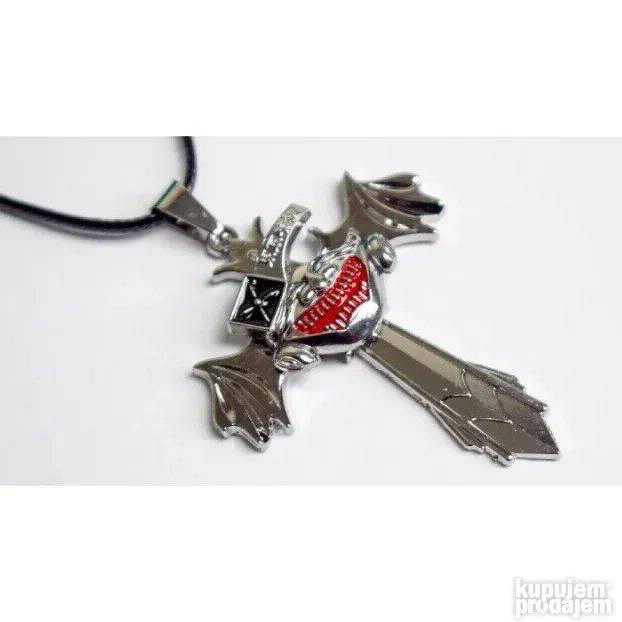 Tokyo Ghoul Rotating Cross Ogrlica A761