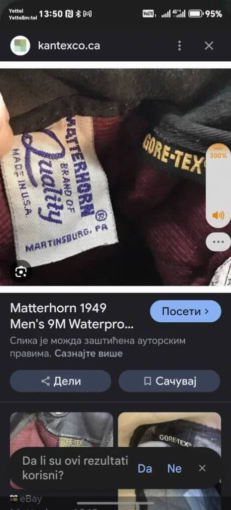 Cizma 46 Miliatry USA Materhorm  retkost Vibram Goretex