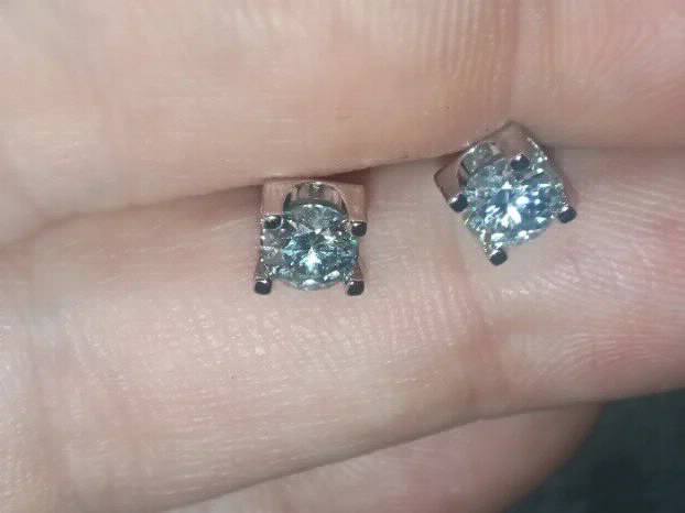 S925 Mindjuse s Mojsanit Dijamantima 5mm/0,5CT