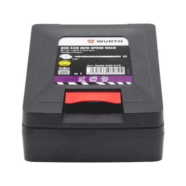 WURTH ZEBRA DIN 338 HSCO Set burgija za metal ČELIK INOX ALU