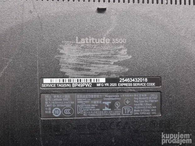 Dell Latitude 3500 i5 8gen 8gb 128ssd 15.6 FHD