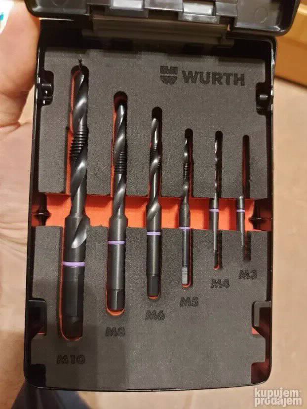 Wurth ureznica burgija konus HSCo SMART STEP Combi M3-M10