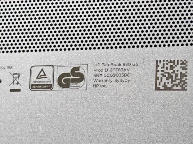 Hp Elitebook 830 G5 i5 8gen 8gb 14inch fhd 120hz 256 privacy