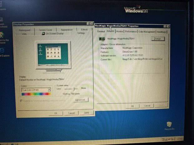 RETRO ibm 600e P2 400mhz 192 ram 4gb disk com lpt windows 98
