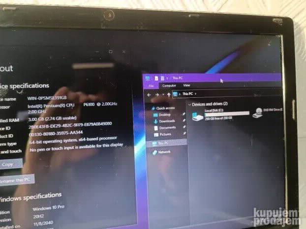 Emachines 15.6 intel 3gb 320 gb
