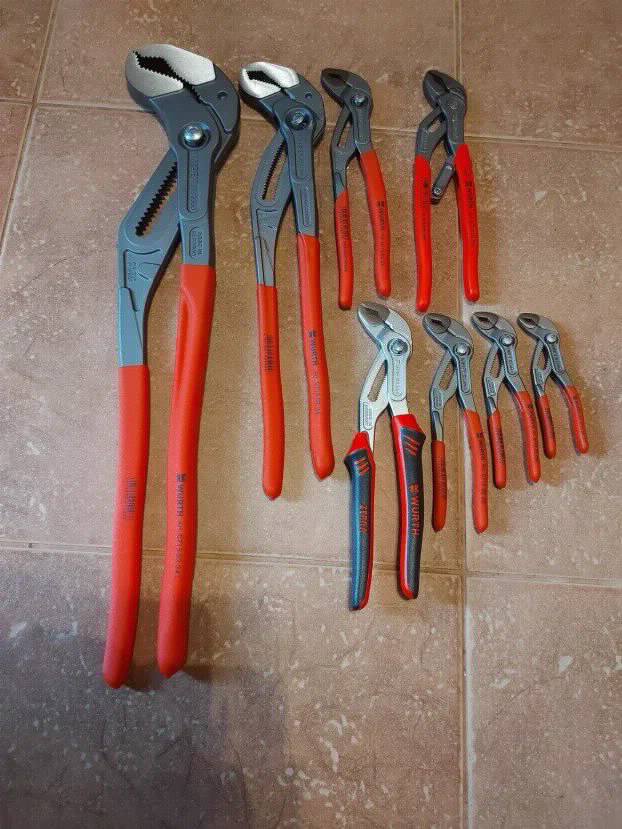Knipex Wurth Cobra papagajke svih velicina NOVO POVOLJNO