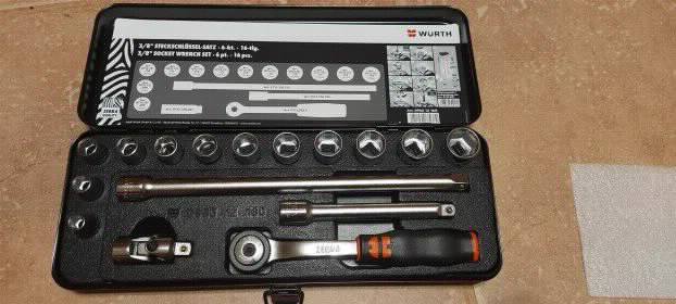 Wurth Zebra Set gedora nasadnih ključeva 3/8