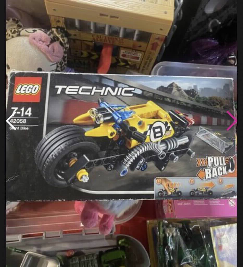 LEGO Technic 42058 Stunt Bike - Kompletna kolekcija