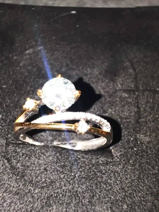 Deluxe S925 Prsten sa Mojsanit Dijamantom  od 1CT / 6,5mm