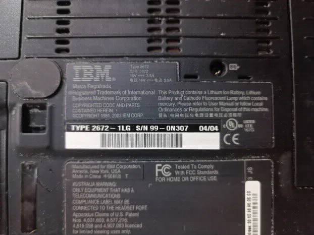 RETRO ibm X31 Pentium M 1.5Gb ram 40Gb 12.1 inch Windows Xp