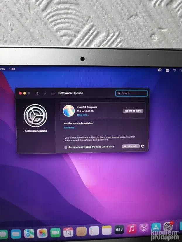 Macbook Air 2015 i5 4gb 128ssd 13.3 Monterey