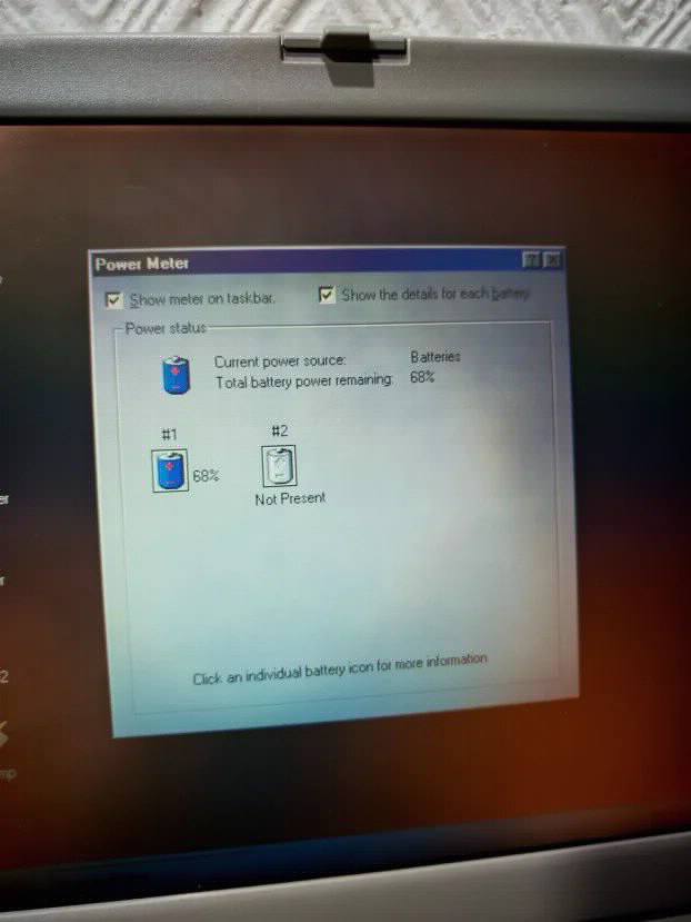 RETRO Toshiba Pentium 1 32mb Com Lpt Windows 98