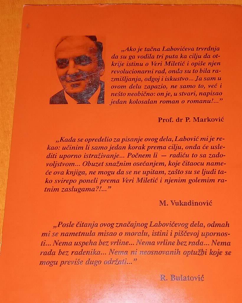 Tajne enigme o Veri Miletić Đurica labović