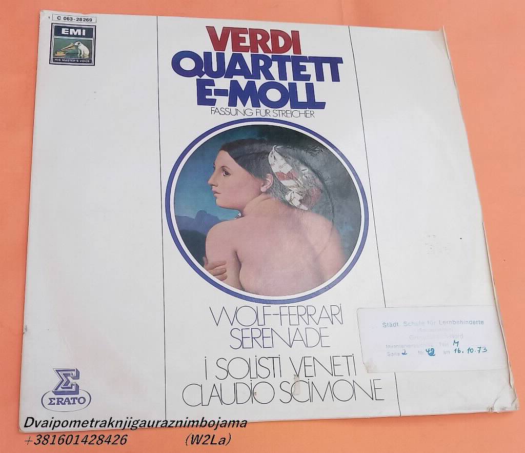 Quartett E‑Moll Serenade VERDI