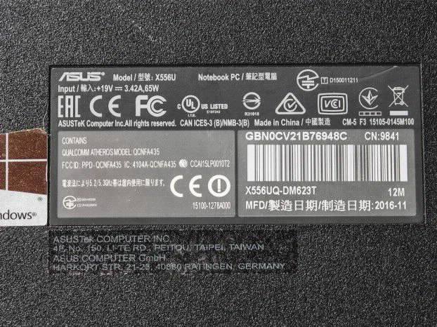 Asus X556u i5 7gen 8gb 512ssd 15.6 FHD 2gpu