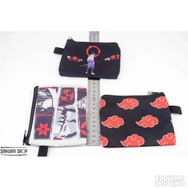 Naruto Shippuden Zip Novčanici (3 varijante) V001 (C053)