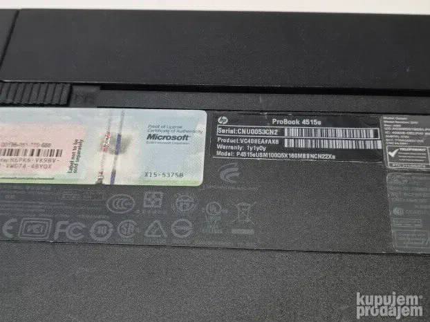 Hp 4515s Sempron 3gb 160gb 15.6
