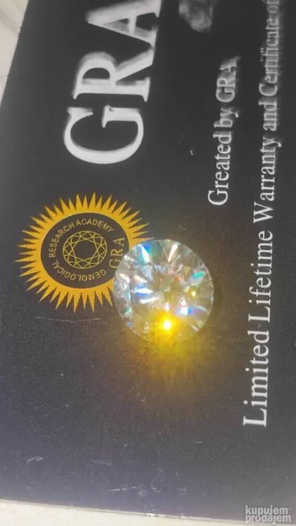 TOP Mojsanit Dijamant 4 CT-10mm  VVS1 3EX ( Stiglo )