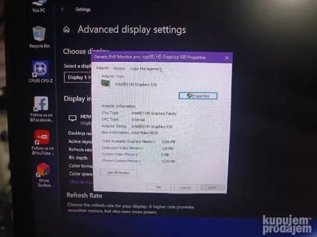 Micro Pc Bluechip i3 6gen 4gb 128ssd Intel 520 wifi