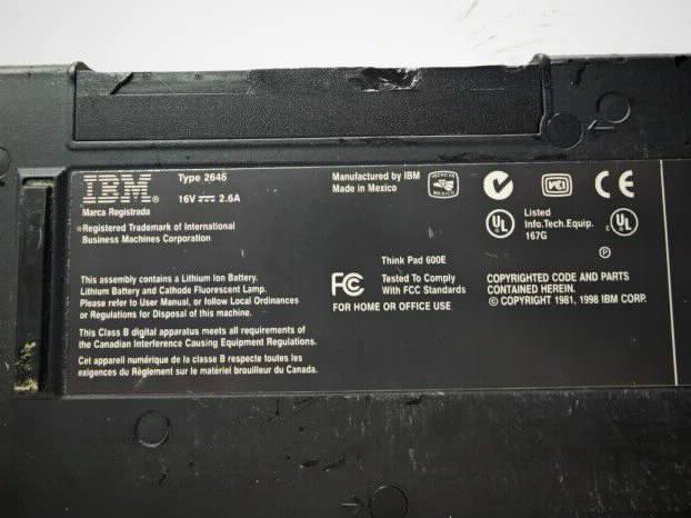 RETRO ibm 600e Pentium 2 128 ram 20gb hdd. Comport Win 98