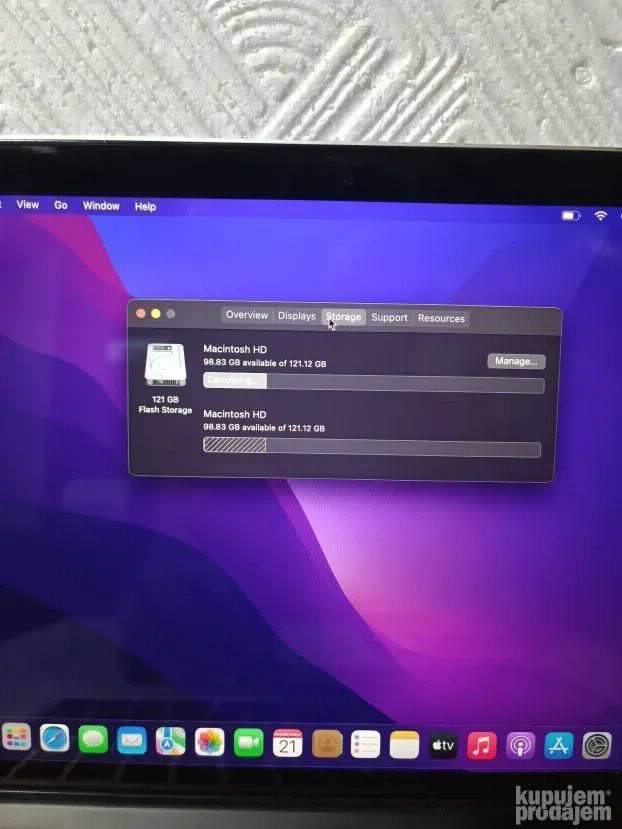 Macbook Pro i7 16gb 128ssd 13inch