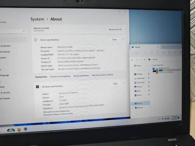 Lenovo L590 i5 8Gen 8gb 256ssd 15.6FHD