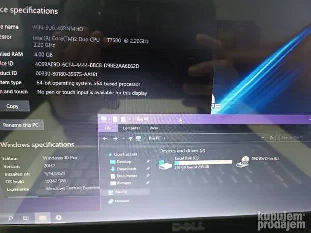 Dell XPS T7500 4gb 320gb Nvidia