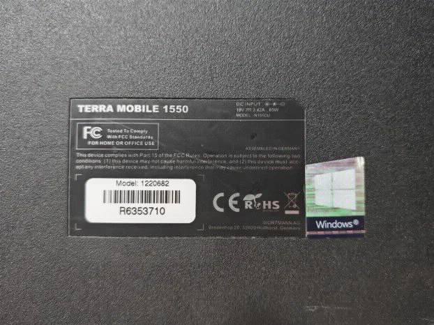 Terra i5 10gen 4gb 128ssd 15.6 FHD