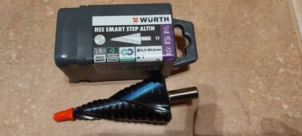Wurth stepenaste burgije jelkica HSS-AlTiN 6.5 - 40.5 mm