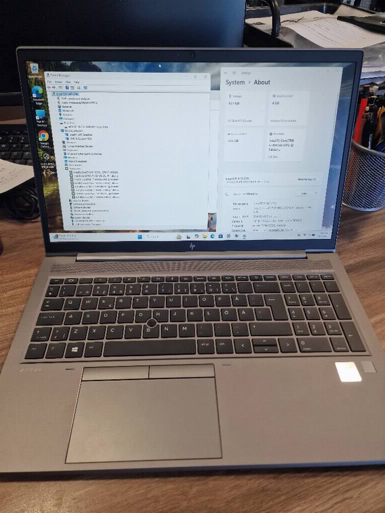 HP Zbook firefly 15G7/ i7/32gb/512/nvidia P520/NOV