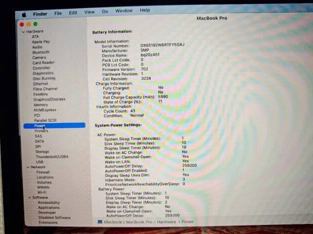 Macbook PRO Retina Early 2015 i5 8gb 256ssd Iris Monterey