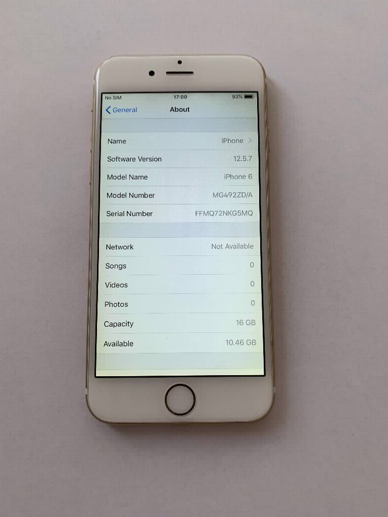 Iphone 6 16gb gold