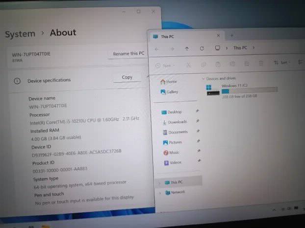 Lenovo ideapad 3 i5 10gen 4gb 256ssd 14inch FHD