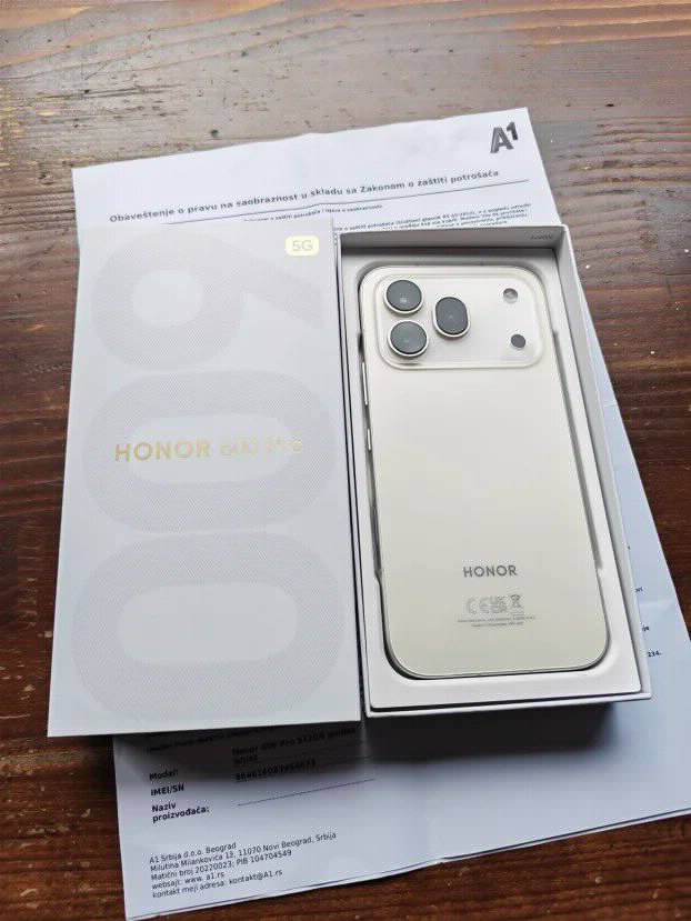 Honor 600 Pro 12/512GB Golden White NOVO GARANCIJA