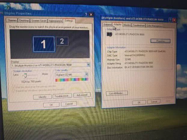 RETRO Toshiba Tecra S1 Comport LPT Windows XP