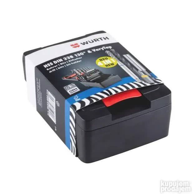 Wurth set masinskih ureznica burgija bitova M3-M12 Form C