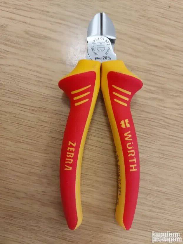 Wurth Zebra Knipex Set klesta  5 vde + cobra papagajke