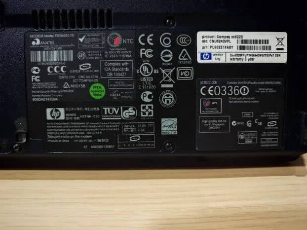 RETRO Hp Nc6220 Comport Smartcard  Windows xp