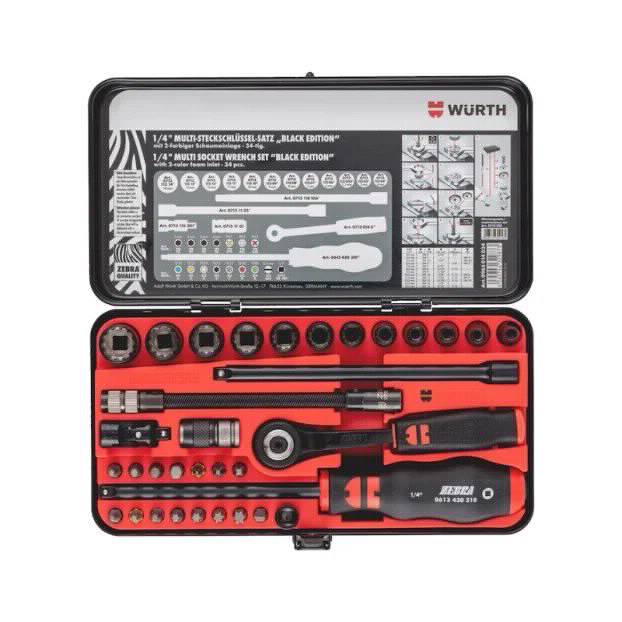 Wurth Zebra set gedora racva 1/4 NOVO BLACK EDITION