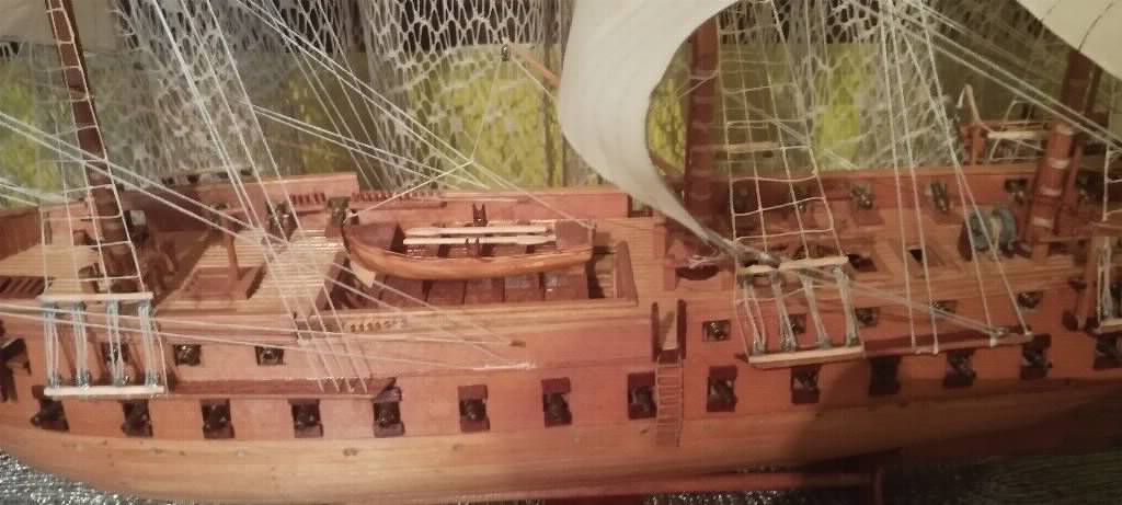 Maketa broda USS Constitution ručni rad