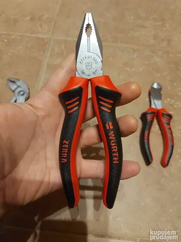 Wurth Zebra set Papagajke Cobra Secice Kombinirke NOVO