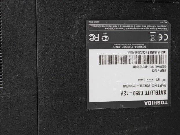 Toshiba C850 Intel 4gb 320gb 15.6 intel gpu