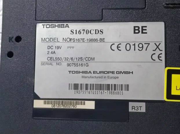 RETRO Toshiba 1670Cds 547mhz 288ram 12inch XP Lpt Com