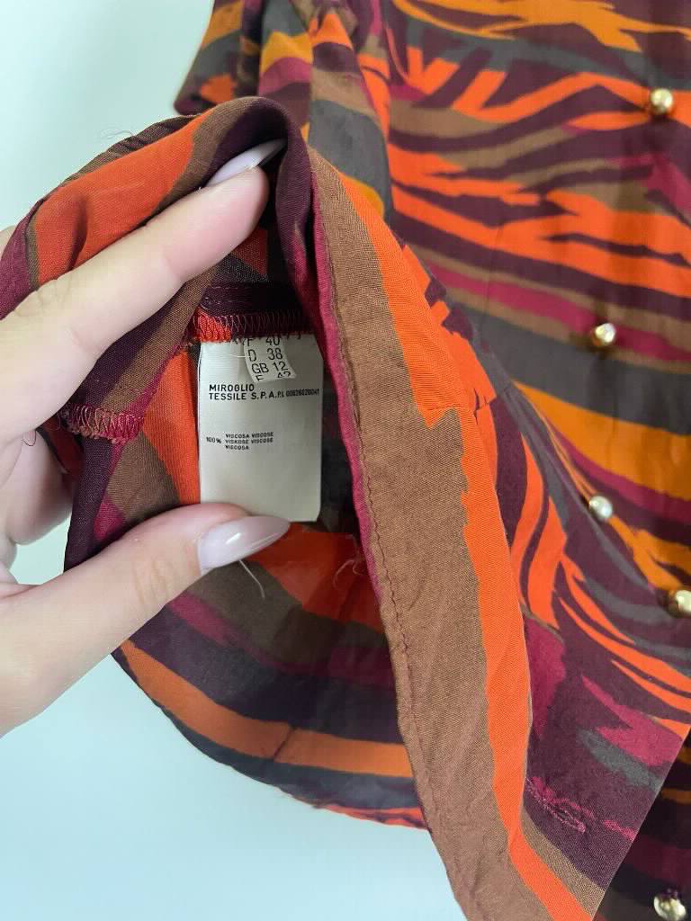 Animal print safari top