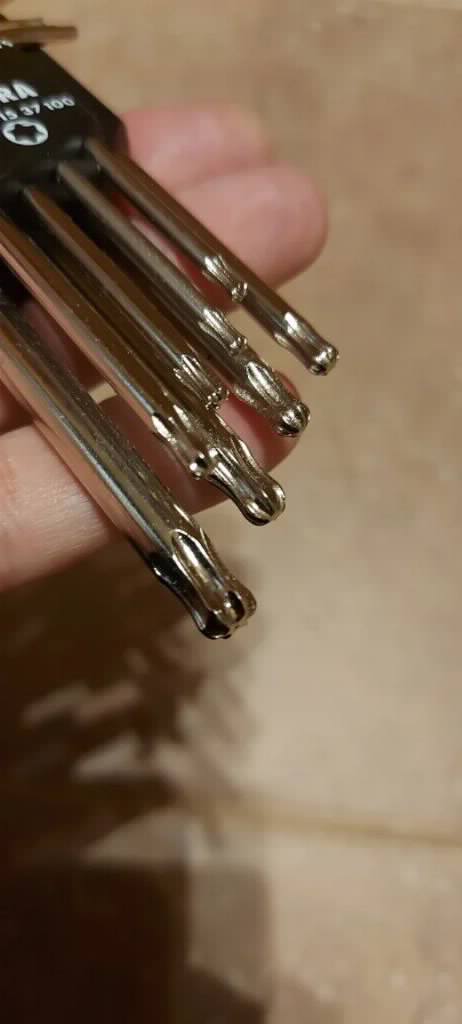 Wurth zebra set torx toreks kljuceva sa kuglom 8 komada