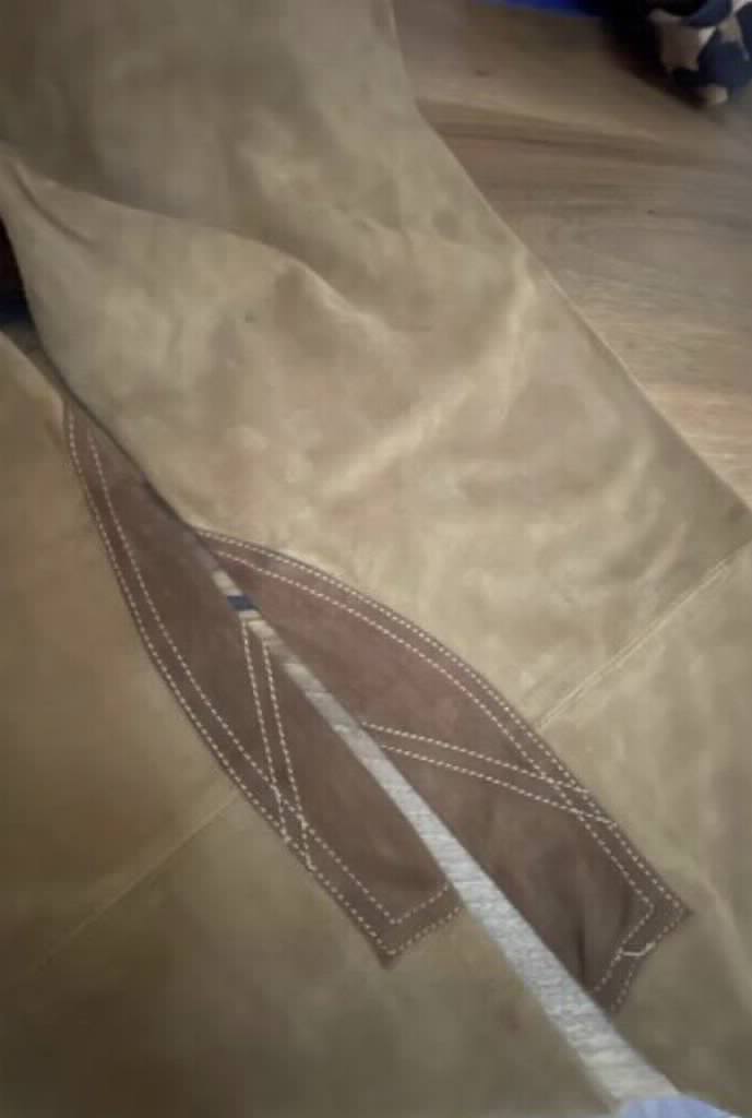 Massimo Dutti Kožne Pantalone 100% Koža Veličina M