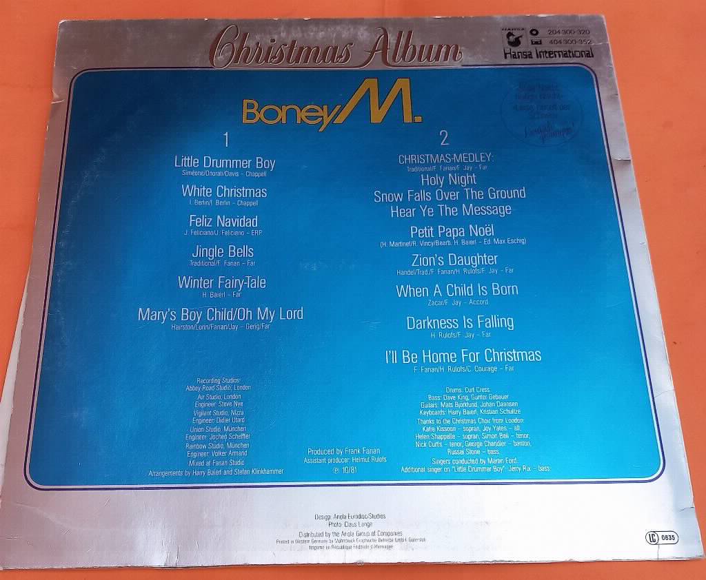 Boney M Christmas Album