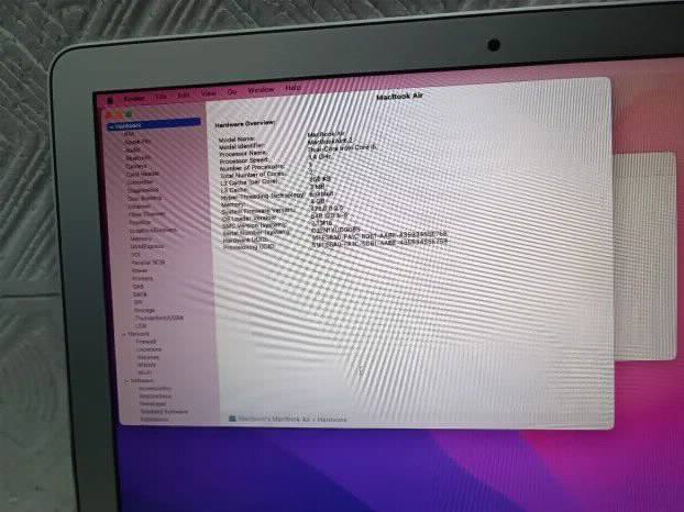 Macbook Air 2014 4gb 128ssd 13.3 monterey