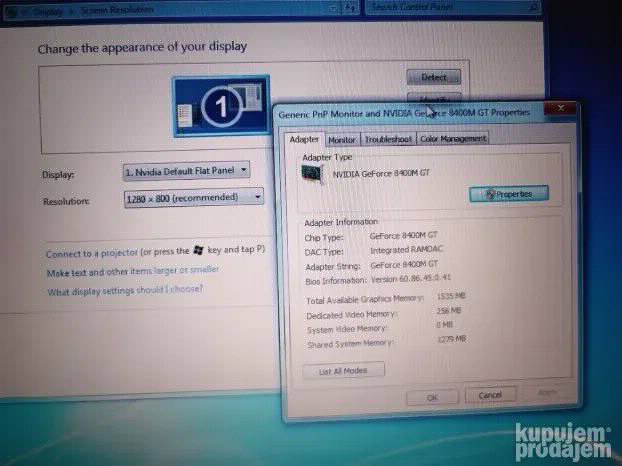 Sony Vaio T7250 3gb 200gb 15.4 Nvidia Bluray