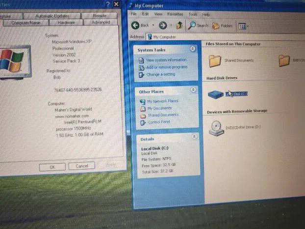 RETRO Toshiba Tecra S1 Comport LPT Windows XP